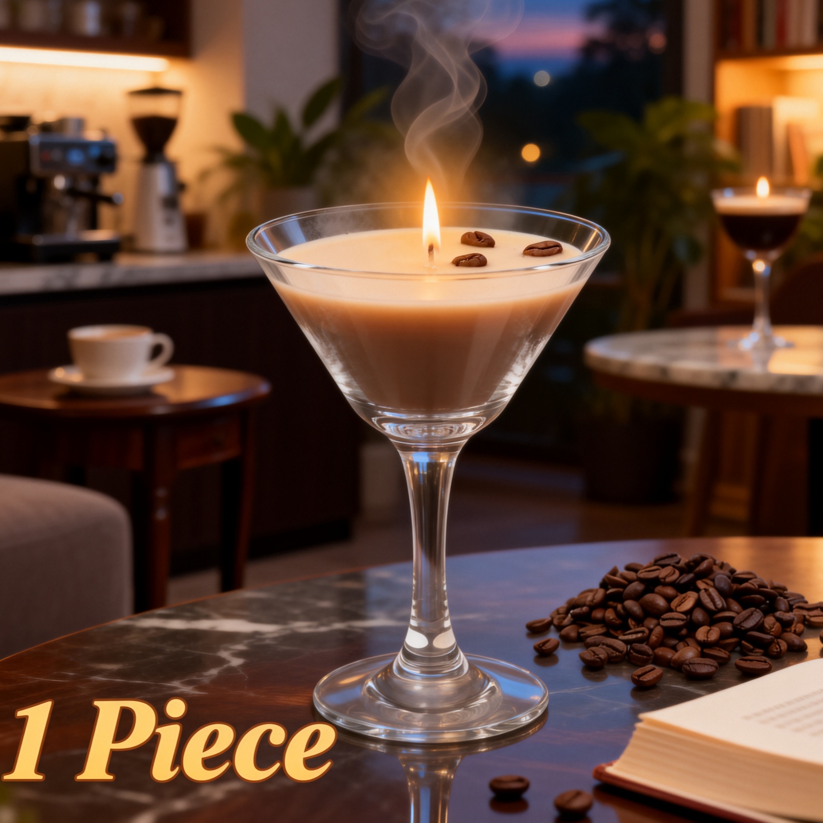 Beeswax Taper Candle - 1Pc Scented Candles Espresso Martini Candle