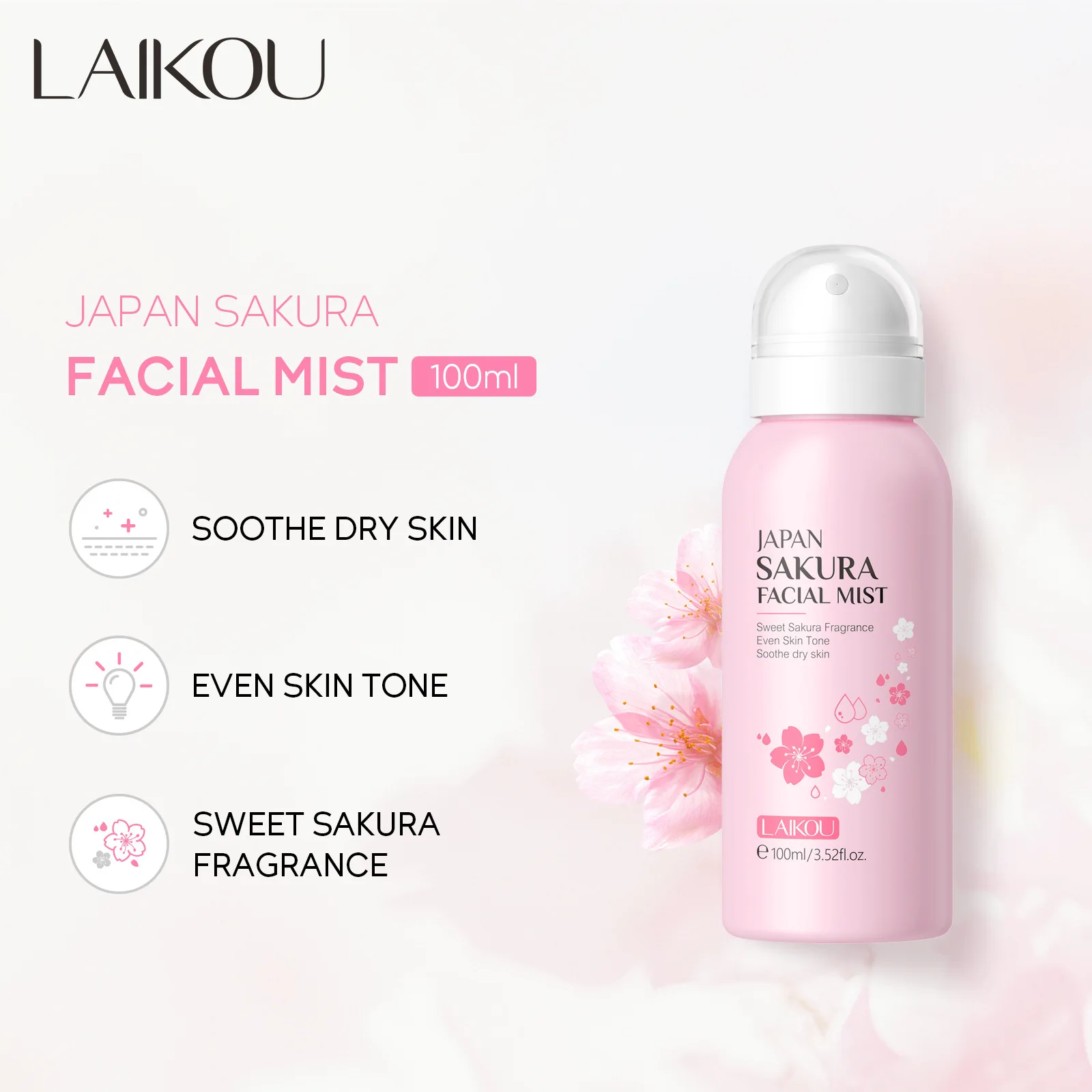 LAIKOU Sakura Facial Mist Brig - огляд і ціна Lavender Pillow Spray