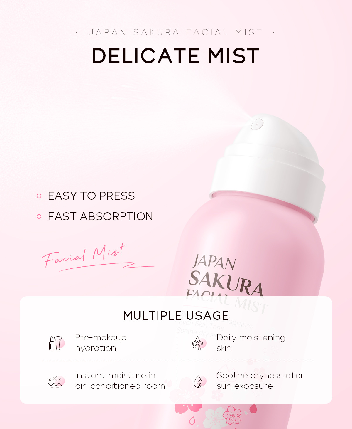 LAIKOU Sakura Facial Mist Brig - огляд і ціна Lavender Pillow Spray