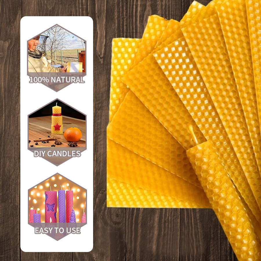 Beeswax Taper Candles Hand-Rol - огляд і ціна Beeswax Taper Candle