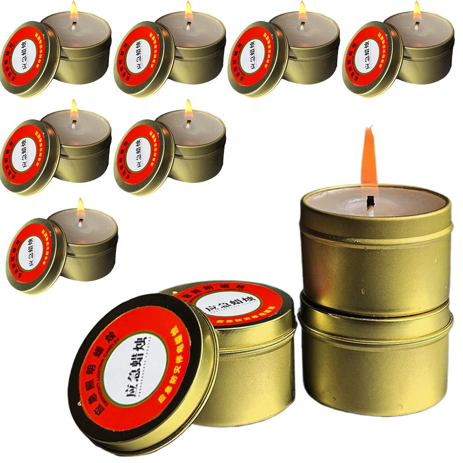 10pcs Power Outage Candles Uns - огляд і ціна Beeswax Taper Candle