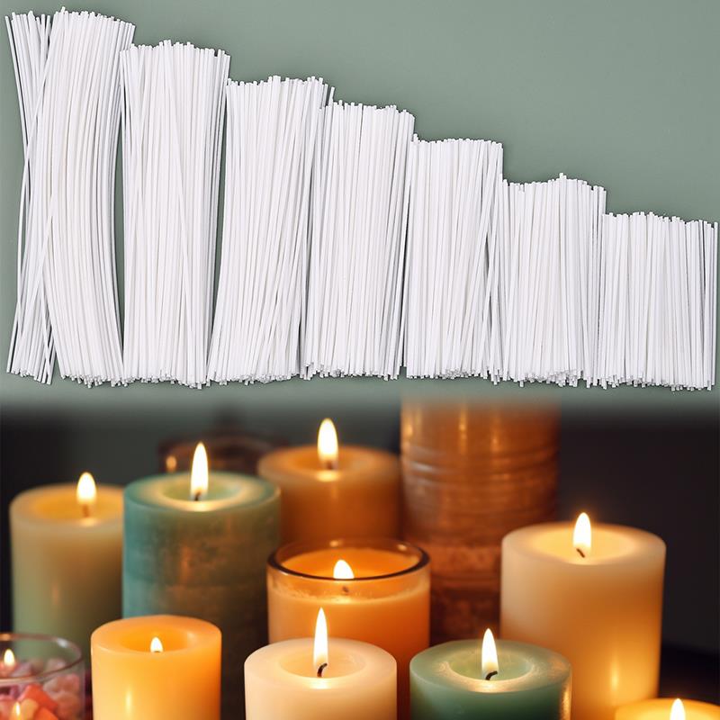 50/100Pcs Waxed Cotton Candle  - огляд і ціна Wooden Wick Candle