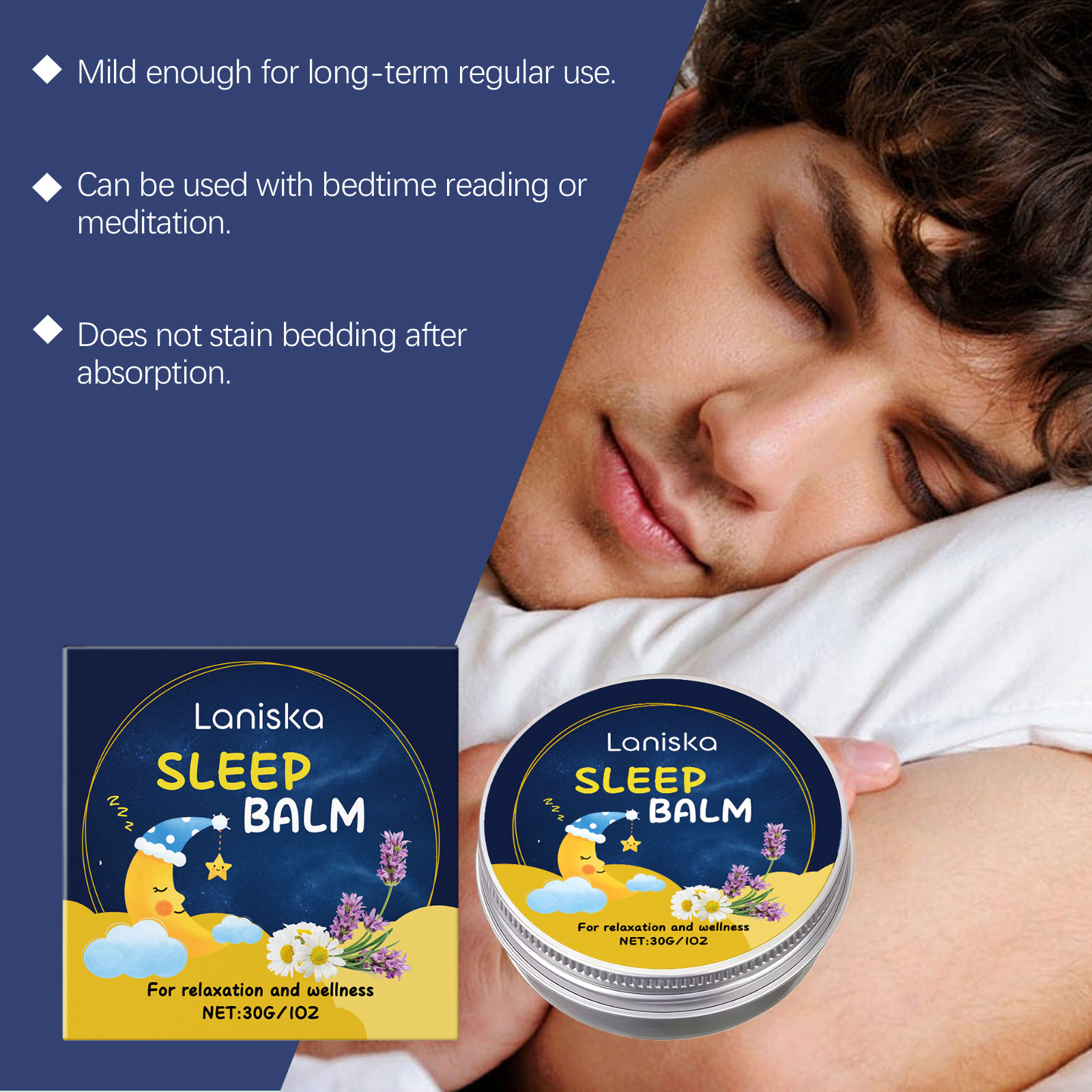 Lavender Sleep Balm Natural So - огляд і ціна Lavender Pillow Spray