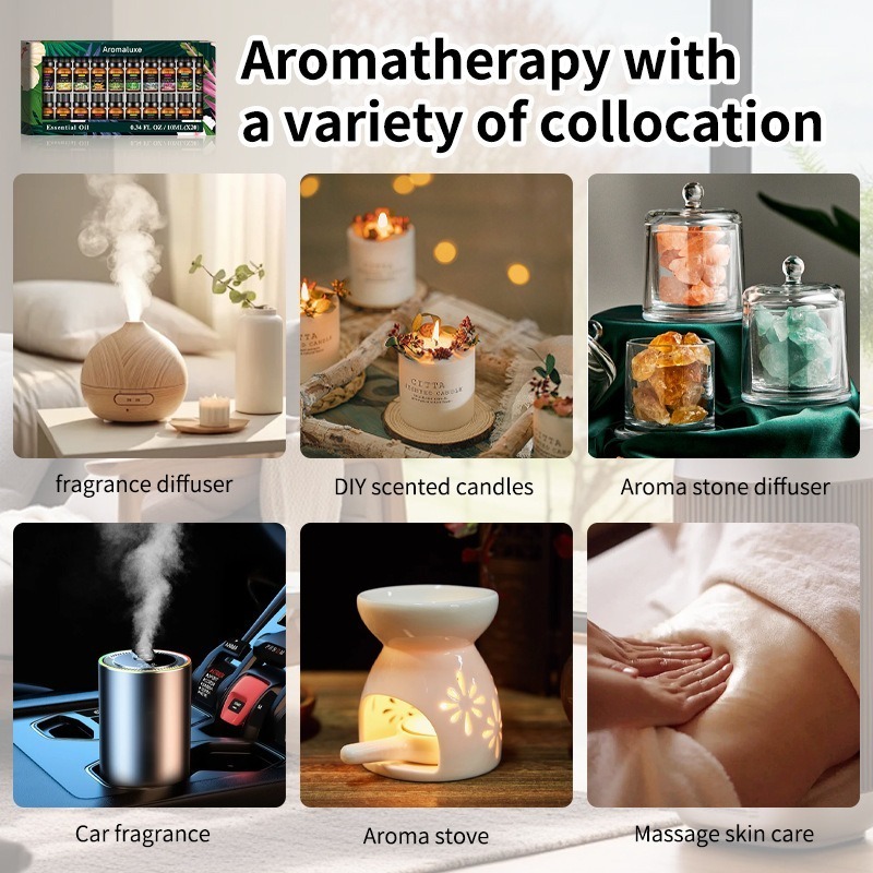 20 Kinds Aromatherapy Essentia - огляд і ціна Home Fragrance Rose