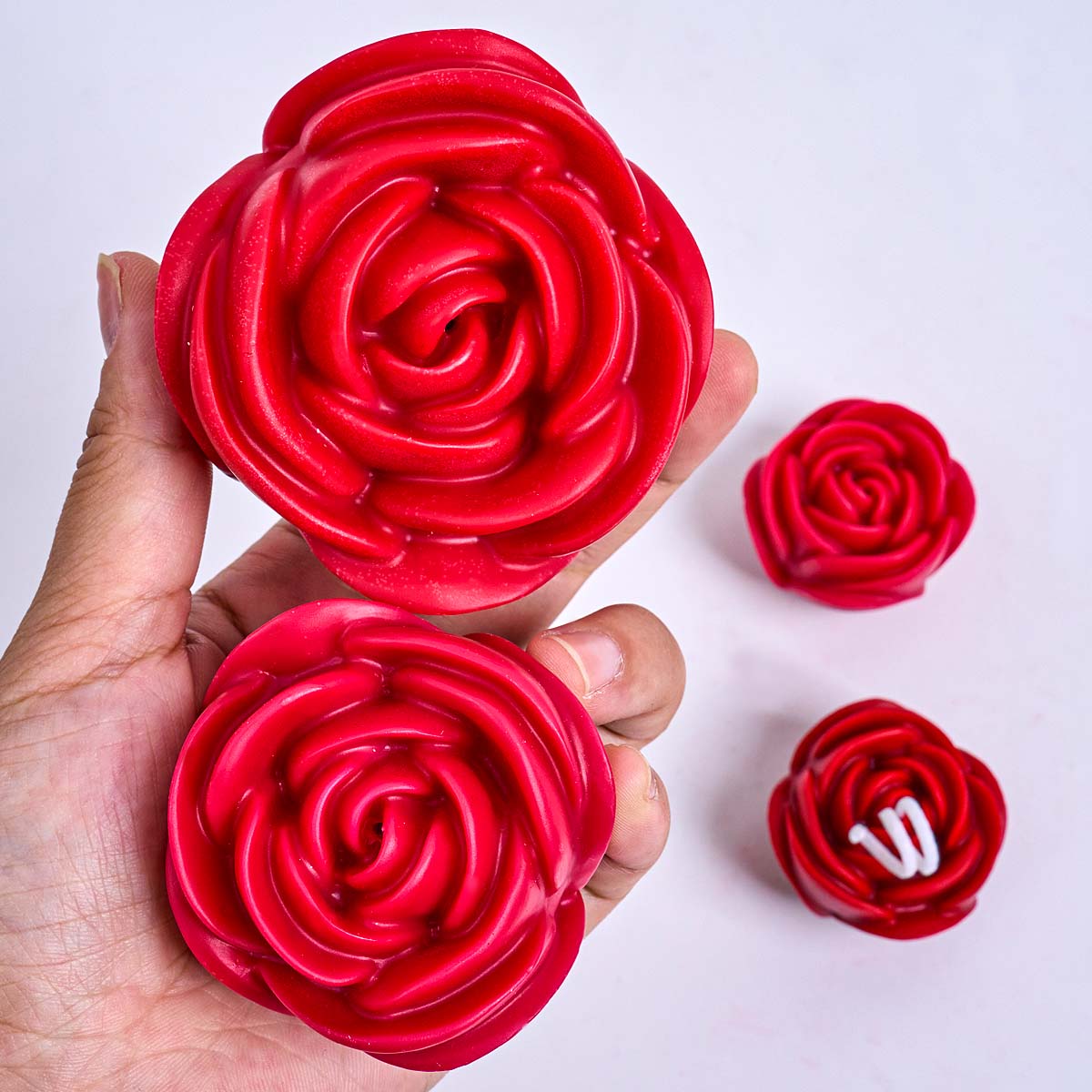 3D Flower Shape Silicone Candl - огляд і ціна Home Fragrance Rose