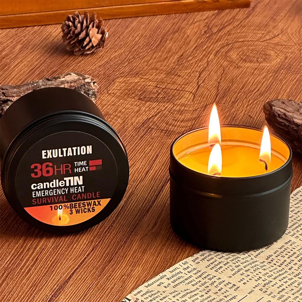 Emergency Candle 36 Hour 3 Wic - огляд і ціна Beeswax Taper Candle