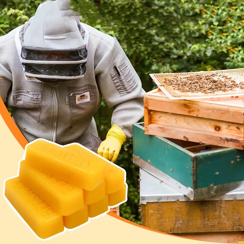 3/6pcs Yellow Beeswax Bars, Na - огляд і ціна Beeswax Taper Candle